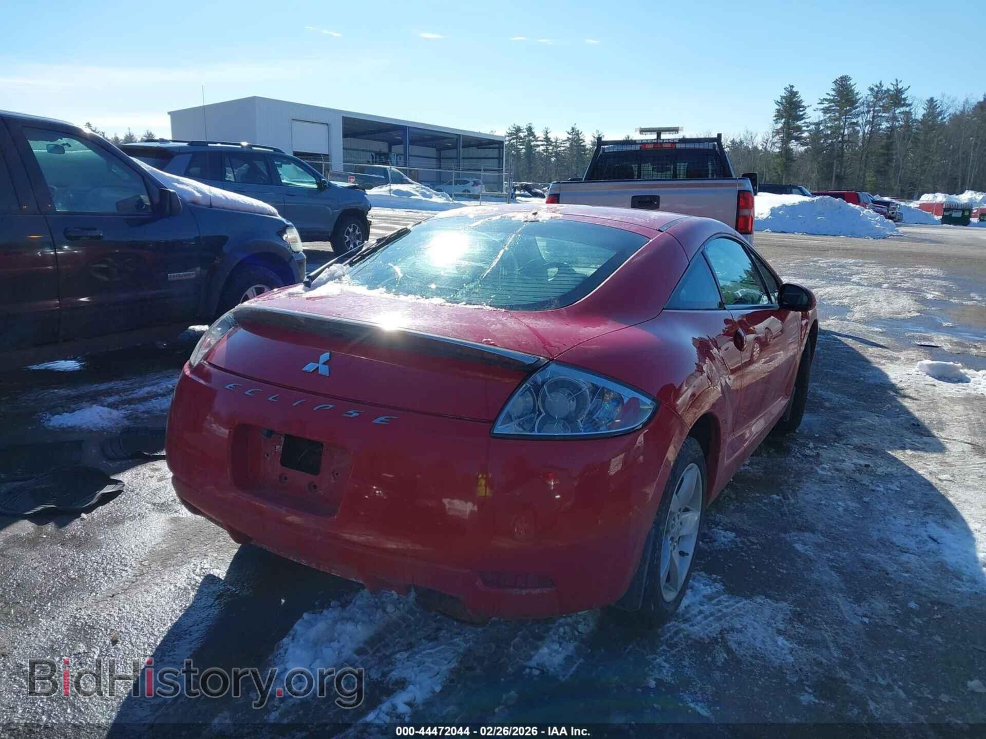2007 MITSUBISHI ECLIPSE - VIN: 4A3AK24F27E011486 - Photo 4