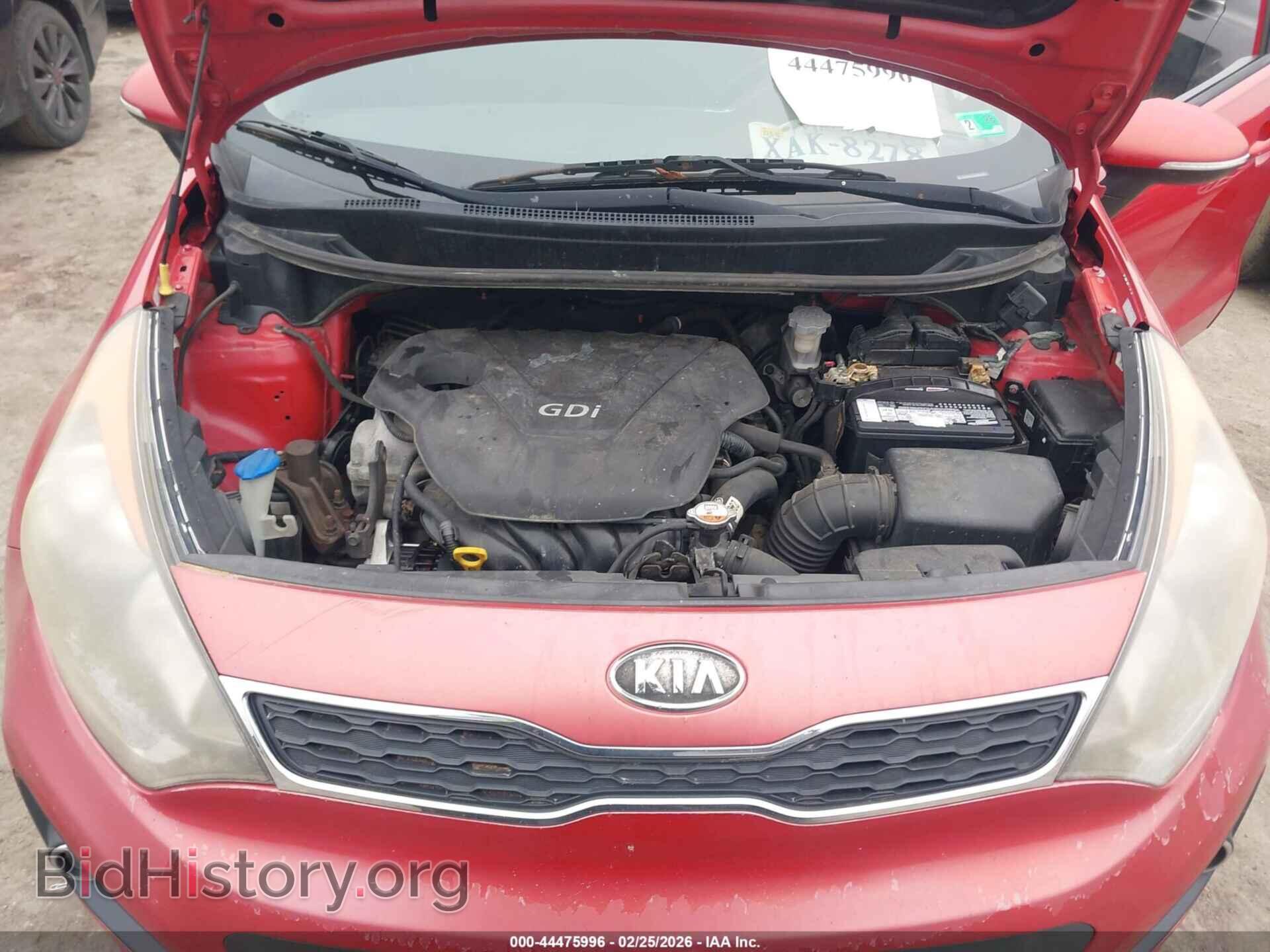 2012 KIA RIO5 - VIN: KNADN5A39C6031464 - Фото 10