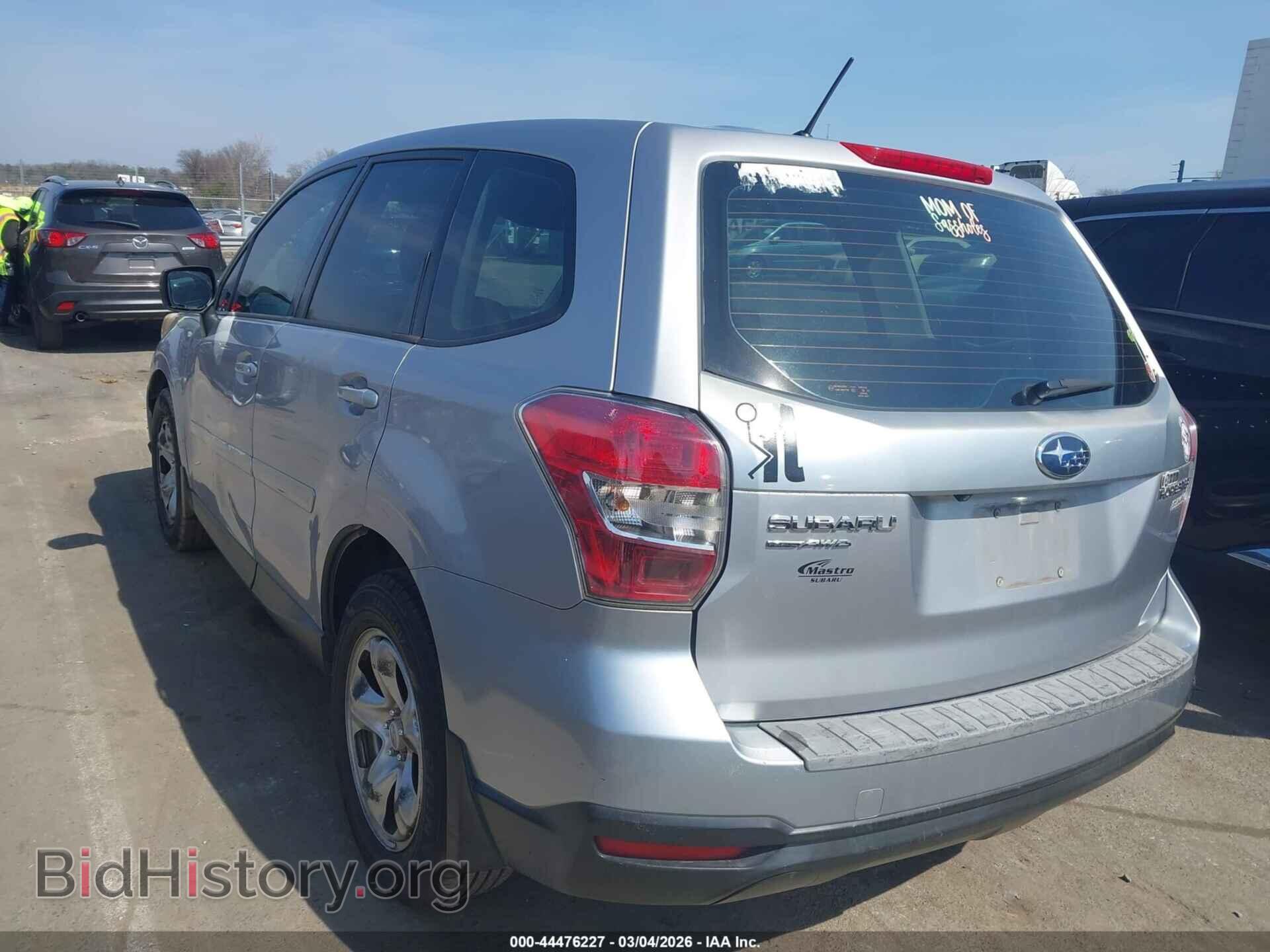 2015 SUBARU FORESTER - VIN: JF2SJAAC6FH429644 - Фото 3