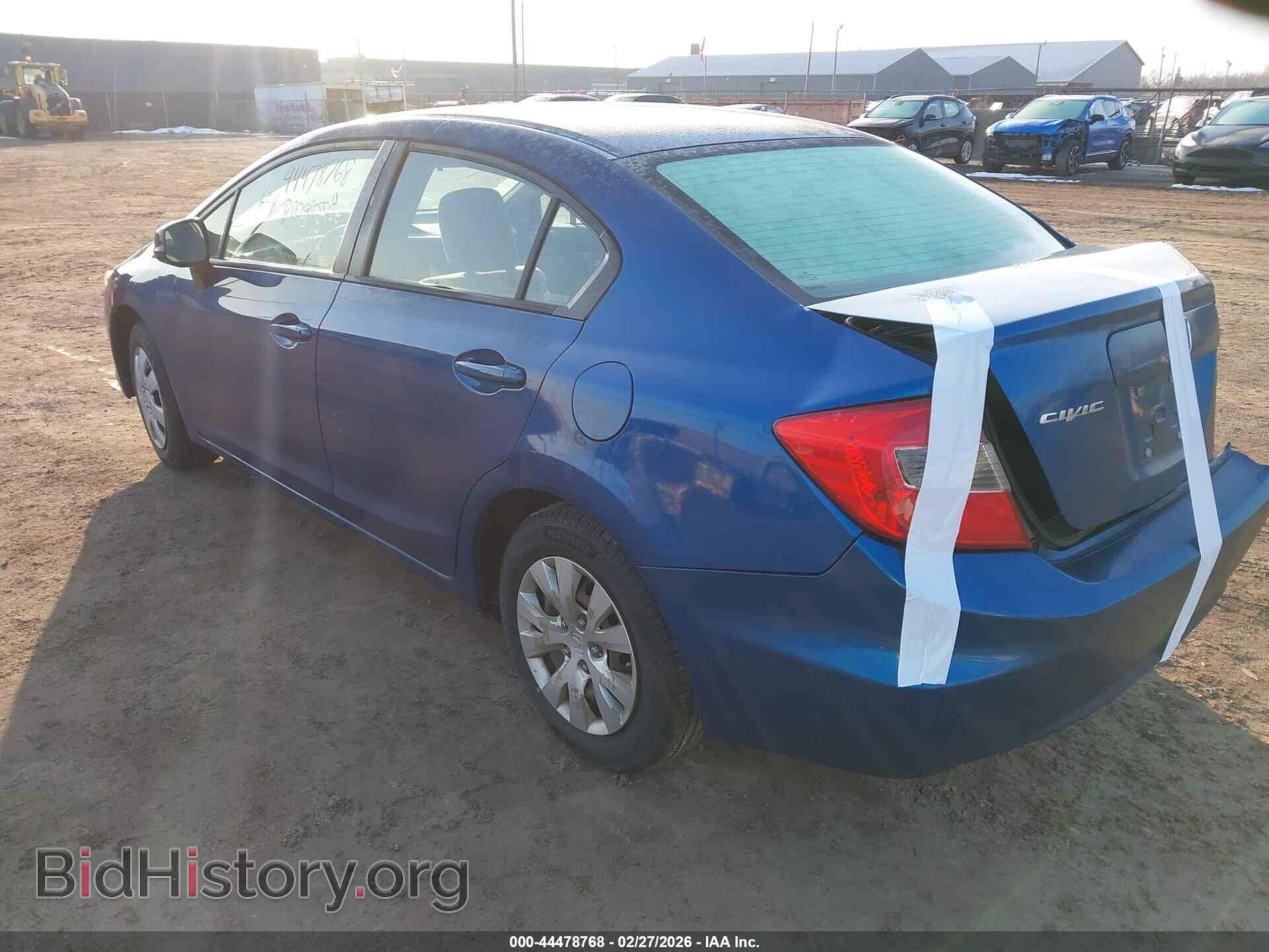 2012 HONDA CIVIC - VIN: 19XFB2F58CE002318 - Фото 3