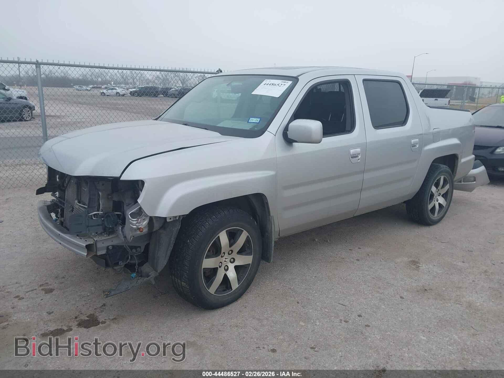 2014 HONDA RIDGELINE - VIN: 5FPYK1F69EB009956 - Фото 2
