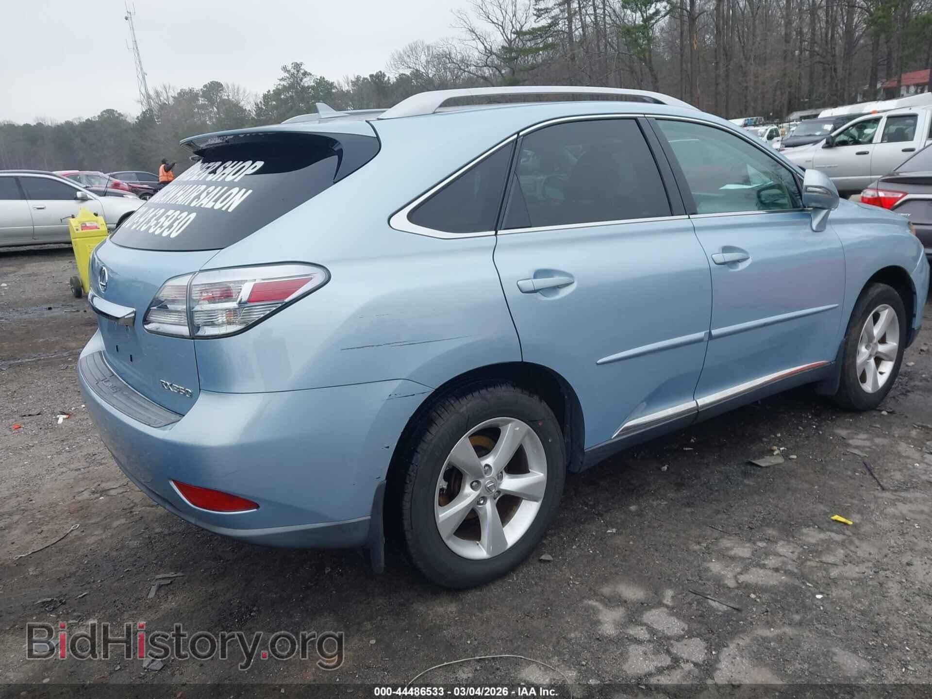 2011 LEXUS RX 350 - VIN: 2T2BK1BA4BC099473 - Фото 4