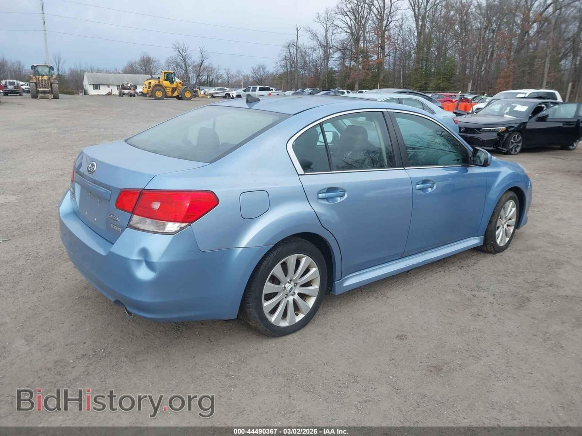 2012 SUBARU LEGACY - VIN: 4S3BMDK6XC2002143 - Фото 4