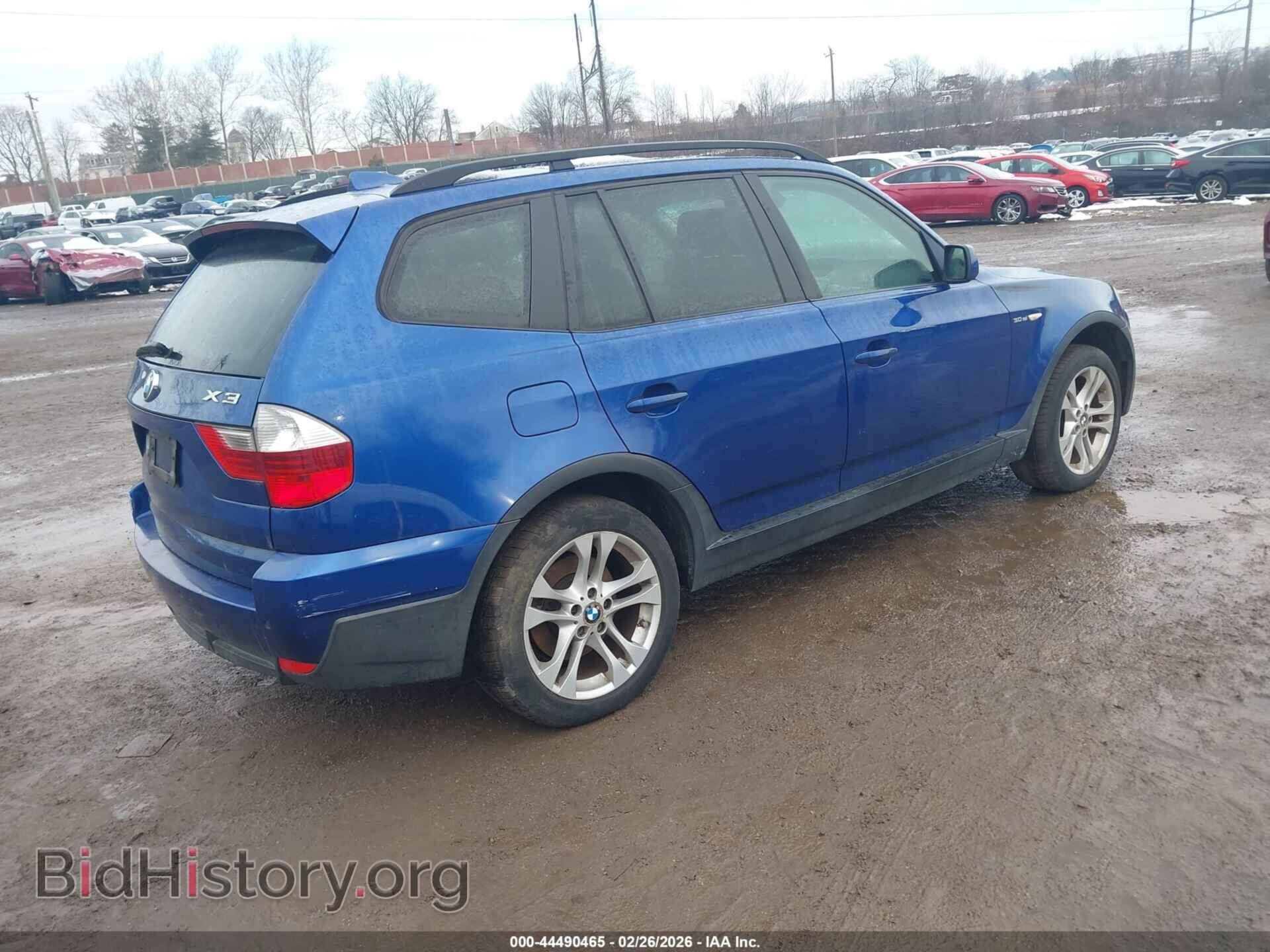 2007 BMW X3 - VIN: WBXPC93457WE78162 - Фото 4