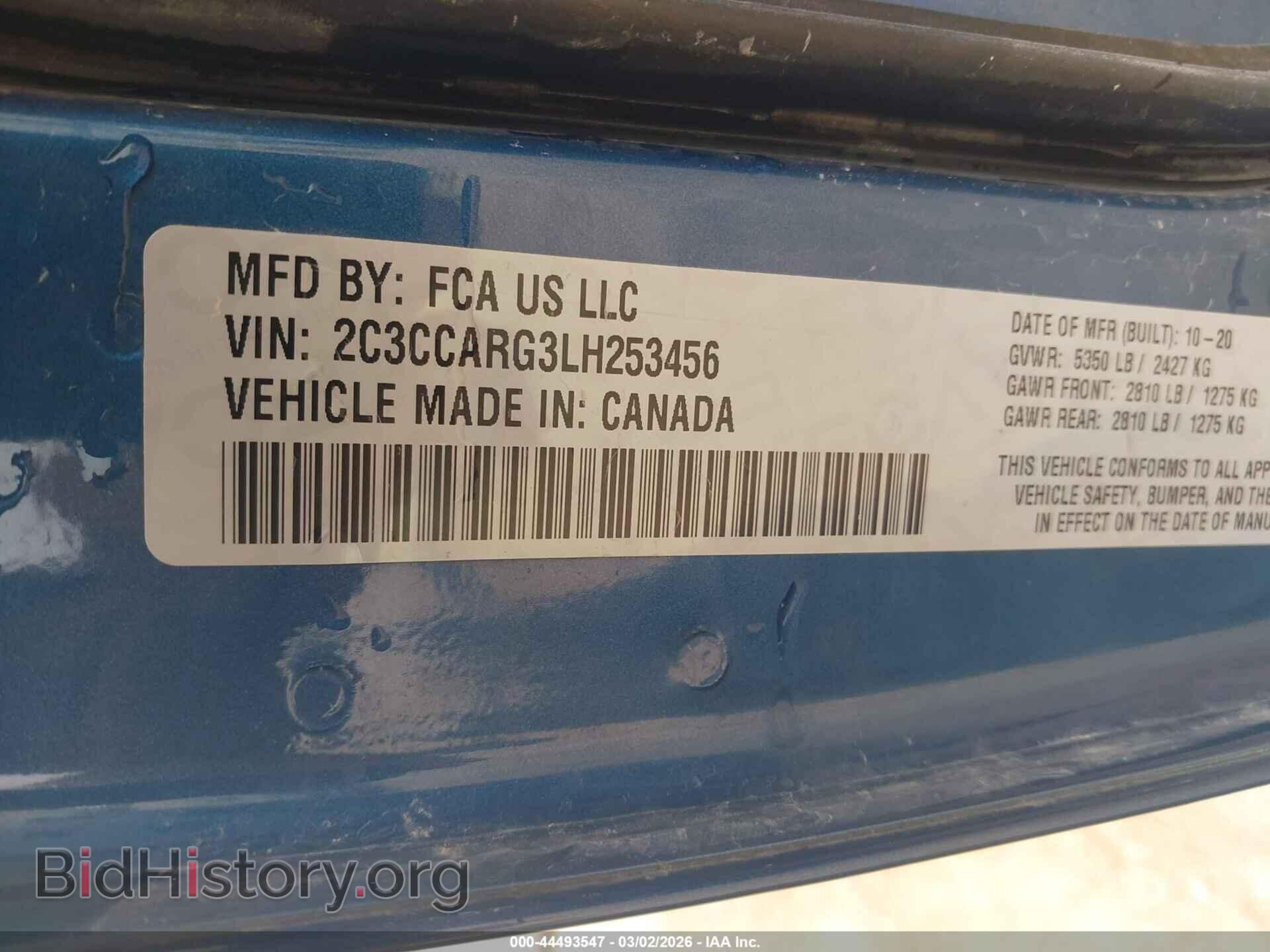 2020 CHRYSLER 300 - VIN: 2C3CCARG3LH253456 - Фото 9