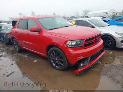 2015 Dodge DURANGO R/T, red — VIN 1C4SDJCT8FC163754, IAAI