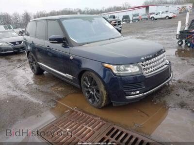 2016 Land Rover RANGE ROVER 5.0L V8 Supercharged, темно-синий — VIN SALGS2EF2GA270863, IAAI