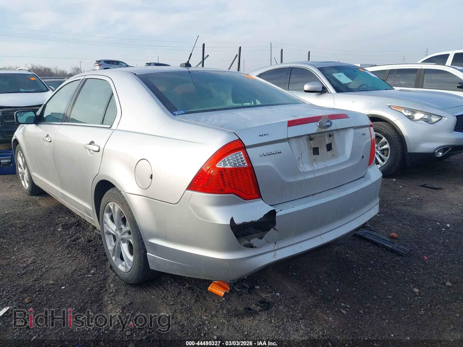2012 FORD FUSION - VIN: 3FAHP0HA9CR354539 - Фото 3
