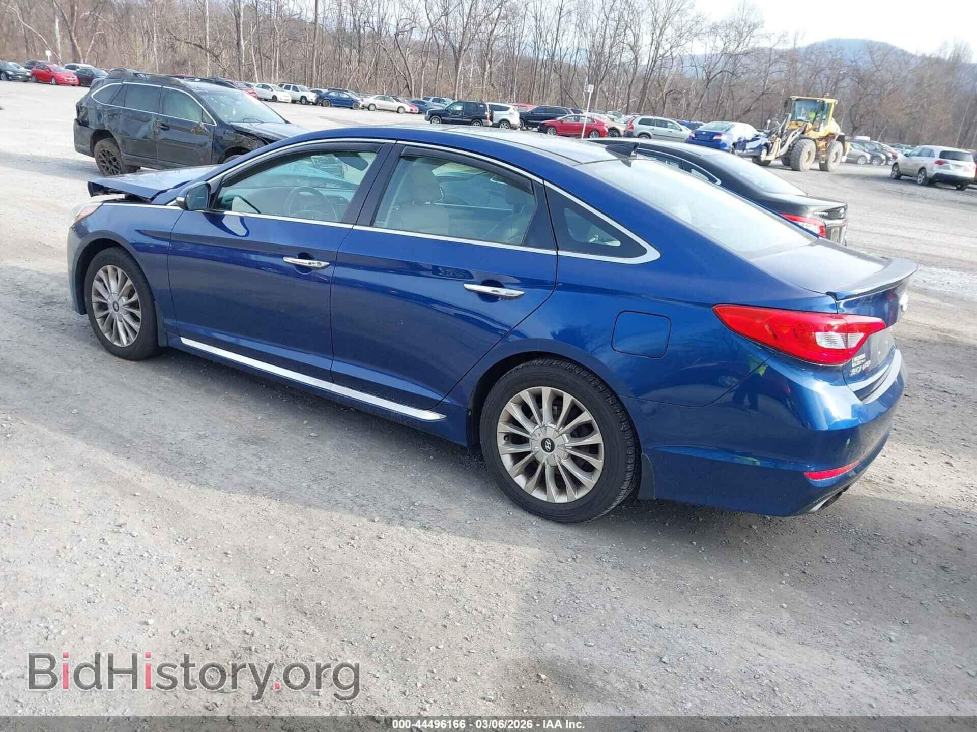2015 HYUNDAI SONATA - VIN: 5NPE34AF6FH257201 - Фото 3