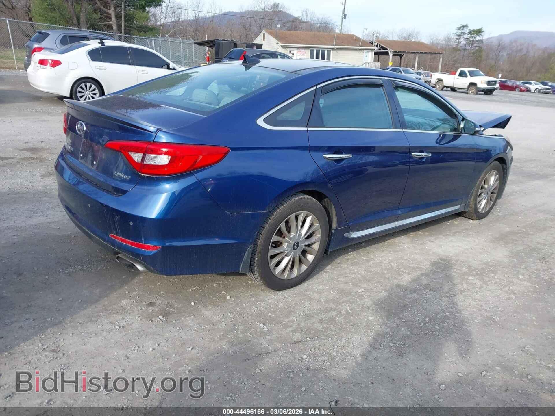 2015 HYUNDAI SONATA - VIN: 5NPE34AF6FH257201 - Фото 4