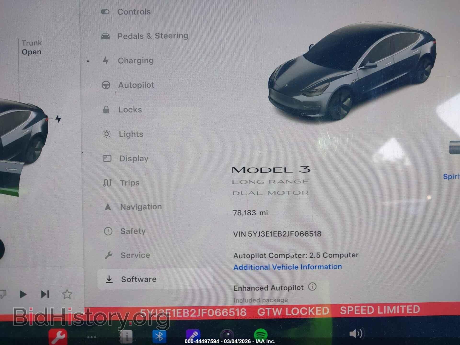 2018 TESLA MODEL 3 - VIN: 5YJ3E1EB2JF066518 - Photo 7