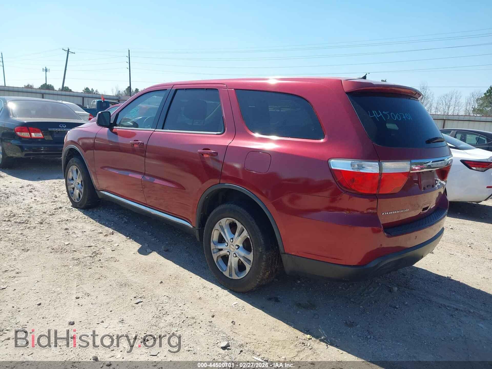 2013 DODGE DURANGO - VIN: 1C4RDHAGXDC527330 - Фото 3