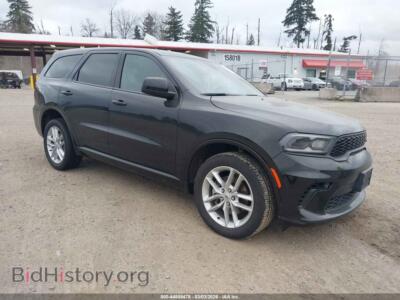 2025 Dodge DURANGO GT AWD, черный — VIN 1C4RDJDG2SC531212, IAAI