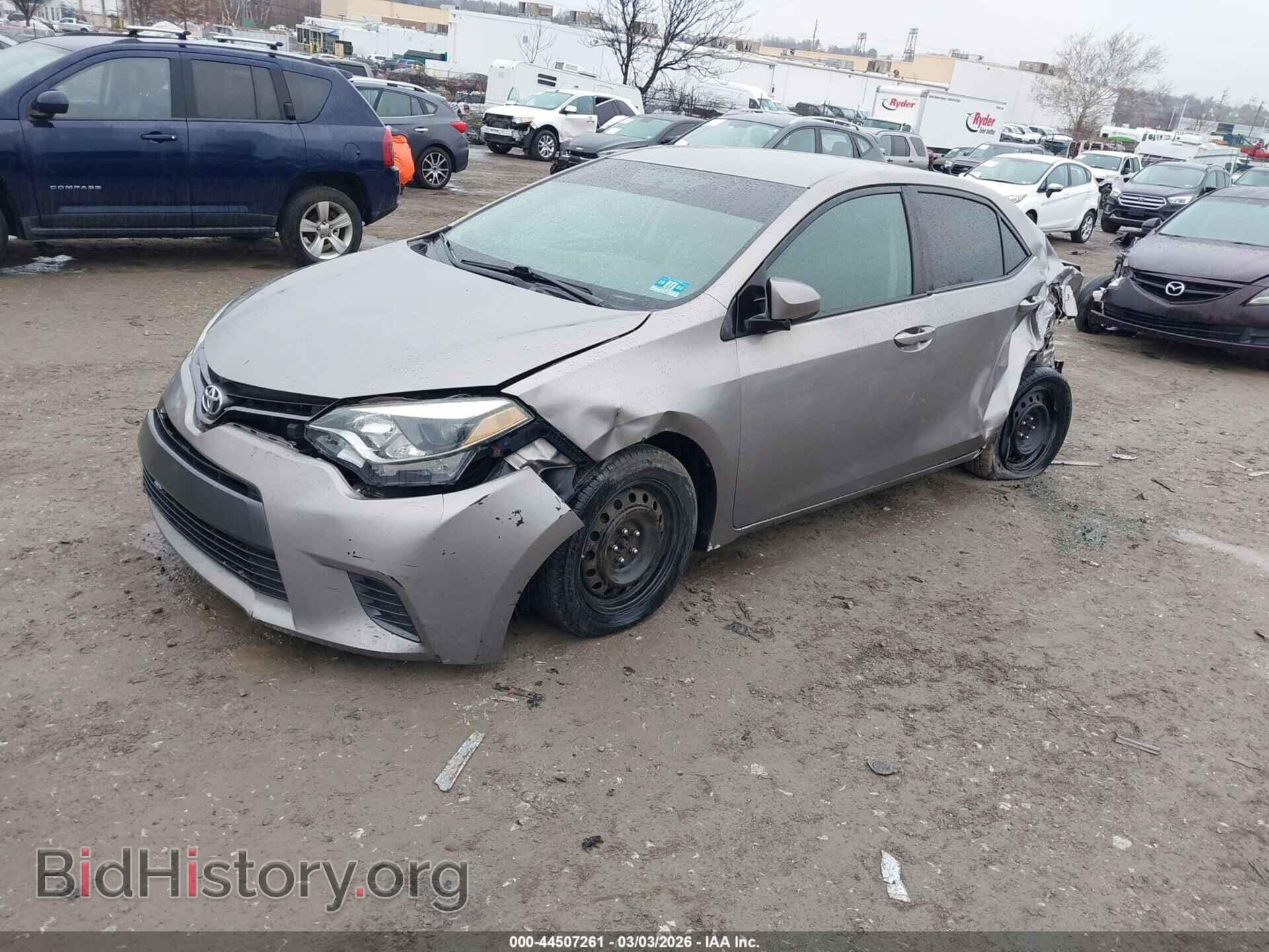 2015 TOYOTA COROLLA - VIN: 2T1BURHEXFC472092 - Фото 2