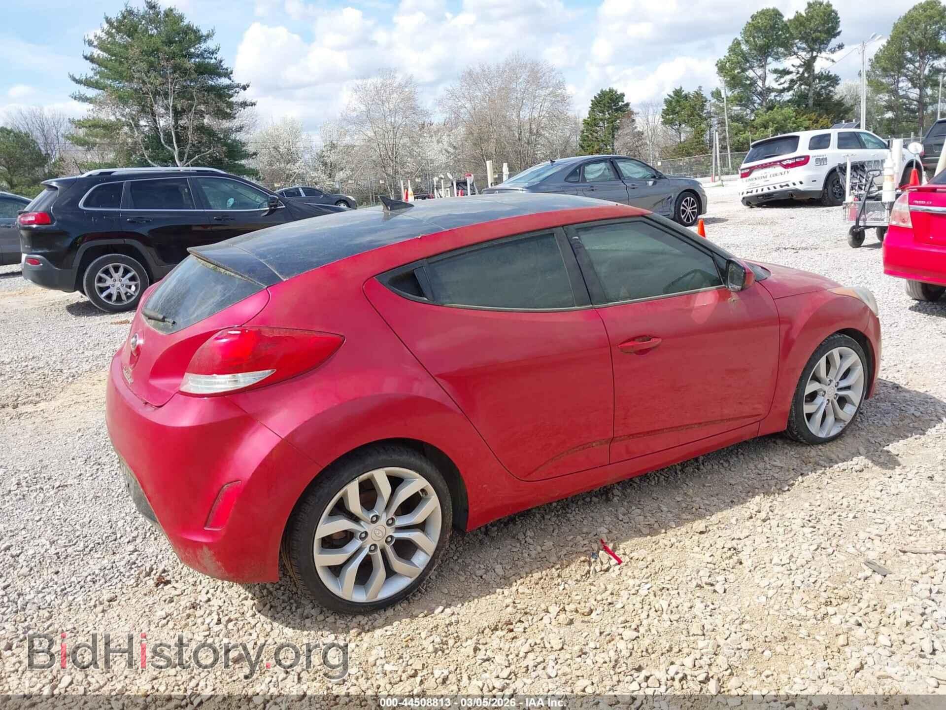 2013 HYUNDAI VELOSTER - VIN: KMHTC6AD8DU143247 - Фото 4