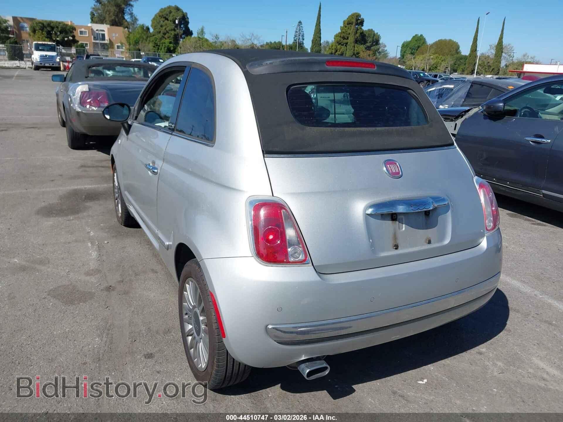 2012 FIAT 500C - VIN: 3C3CFFER3CT201960 - Фото 3