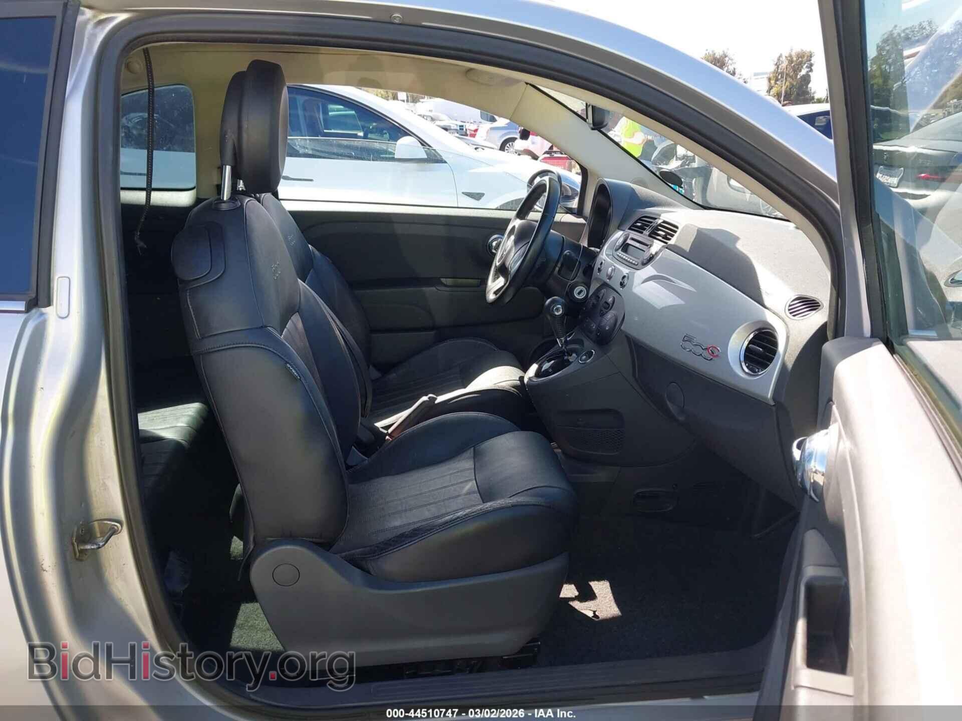 2012 FIAT 500C - VIN: 3C3CFFER3CT201960 - Фото 5