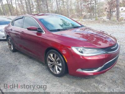 2015 Chrysler 200 LIMITED, burgundy — VIN 1C3CCCAB7FN712320, IAAI