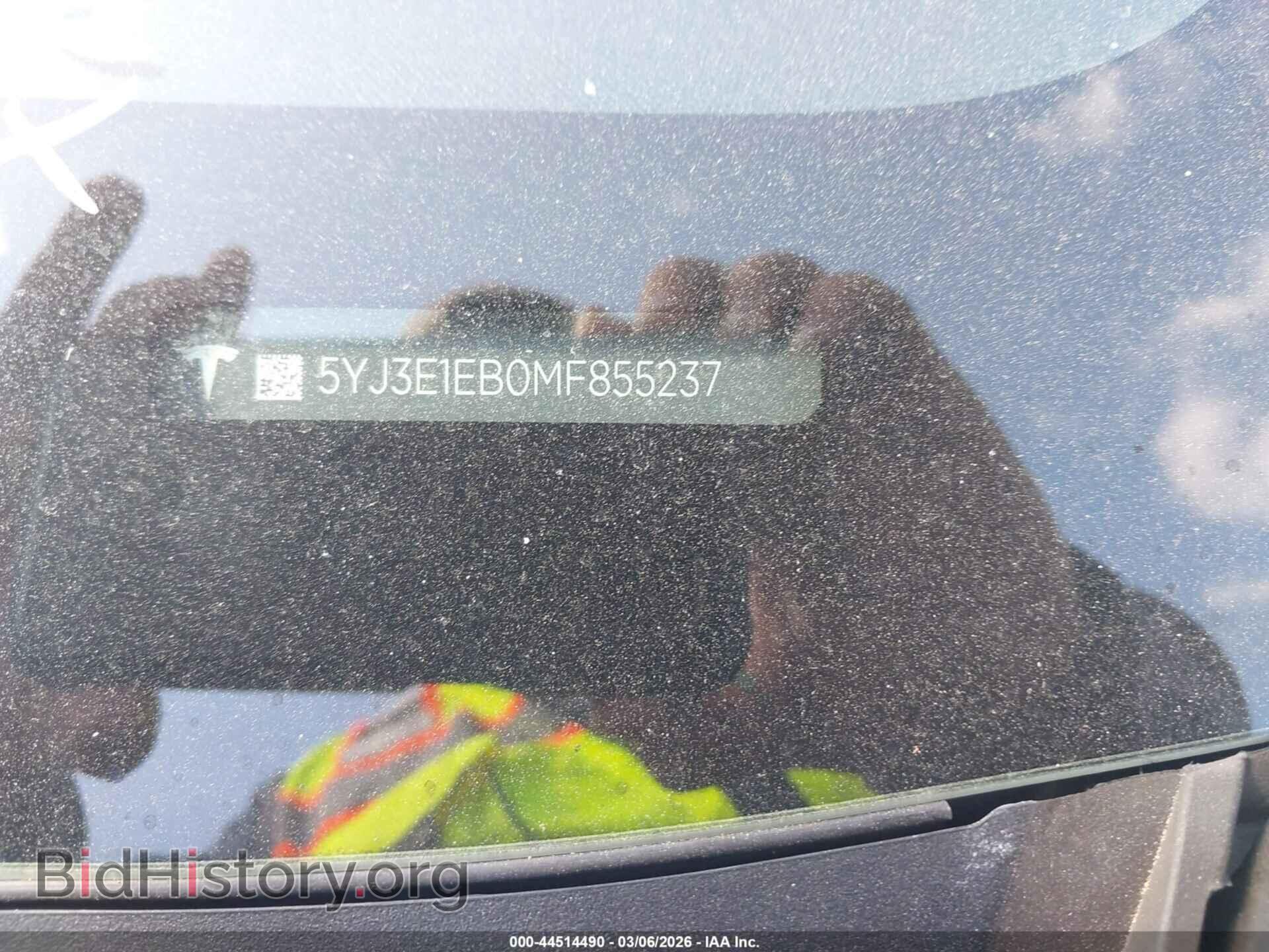 2021 TESLA MODEL 3 - VIN: 5YJ3E1EB0MF855237 - Фото 9