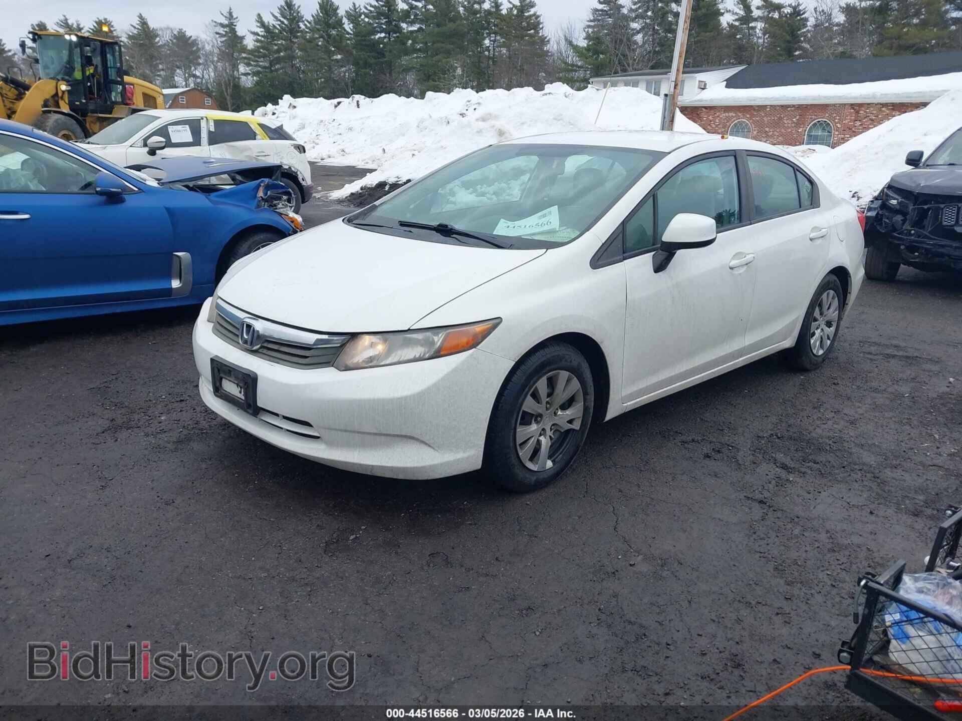 2012 HONDA CIVIC - VIN: 2HGFB2F53CH575763 - Фото 2