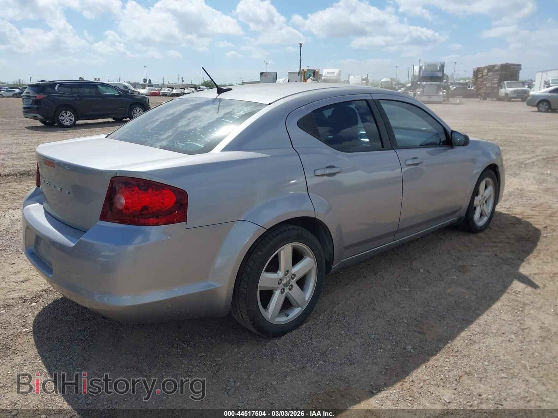 2013 DODGE AVENGER - VIN: 1C3CDZAB7DN644811 - Фото 4