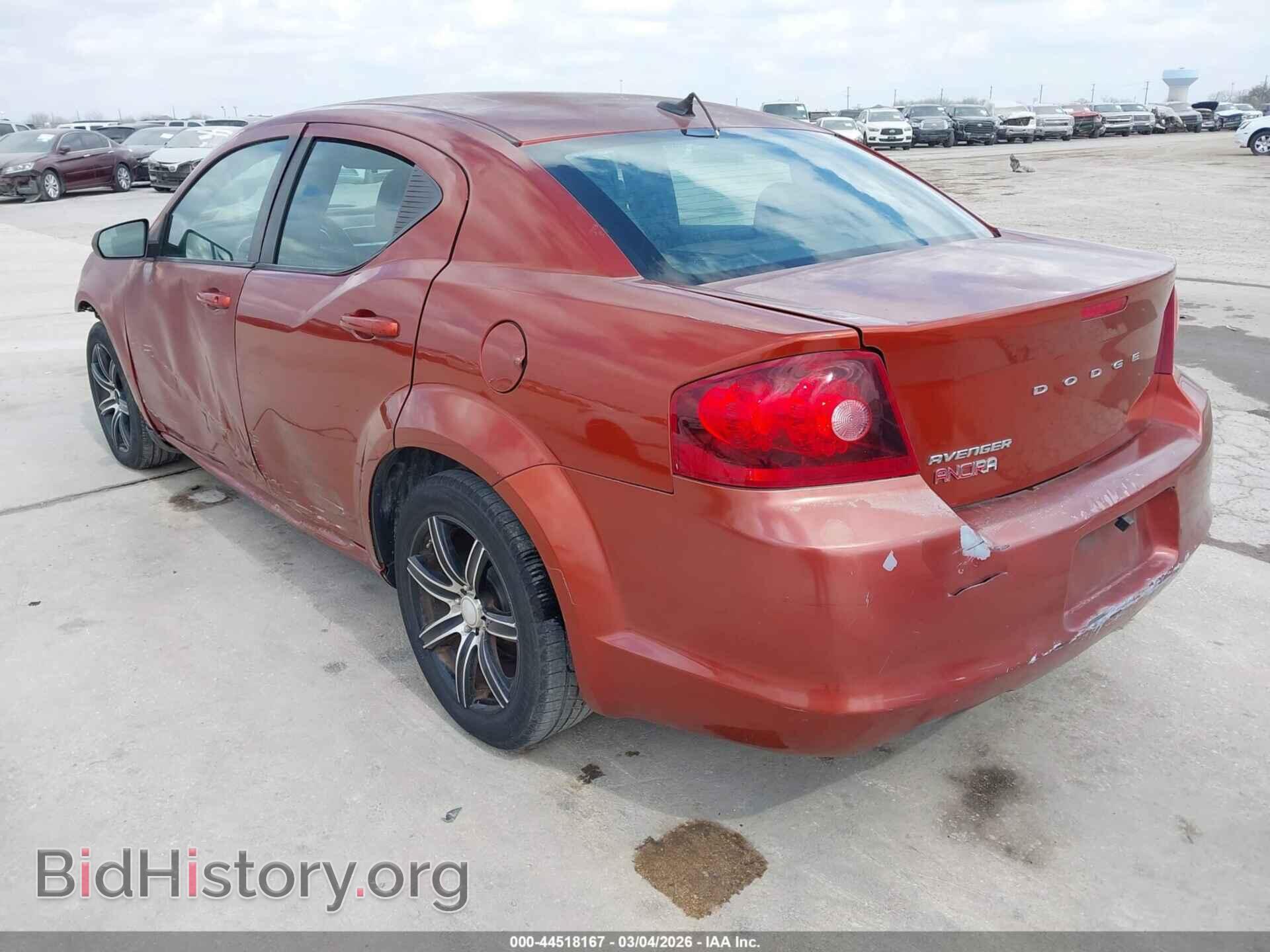 2012 DODGE AVENGER - VIN: 1C3CDZAB2CN216823 - Фото 3
