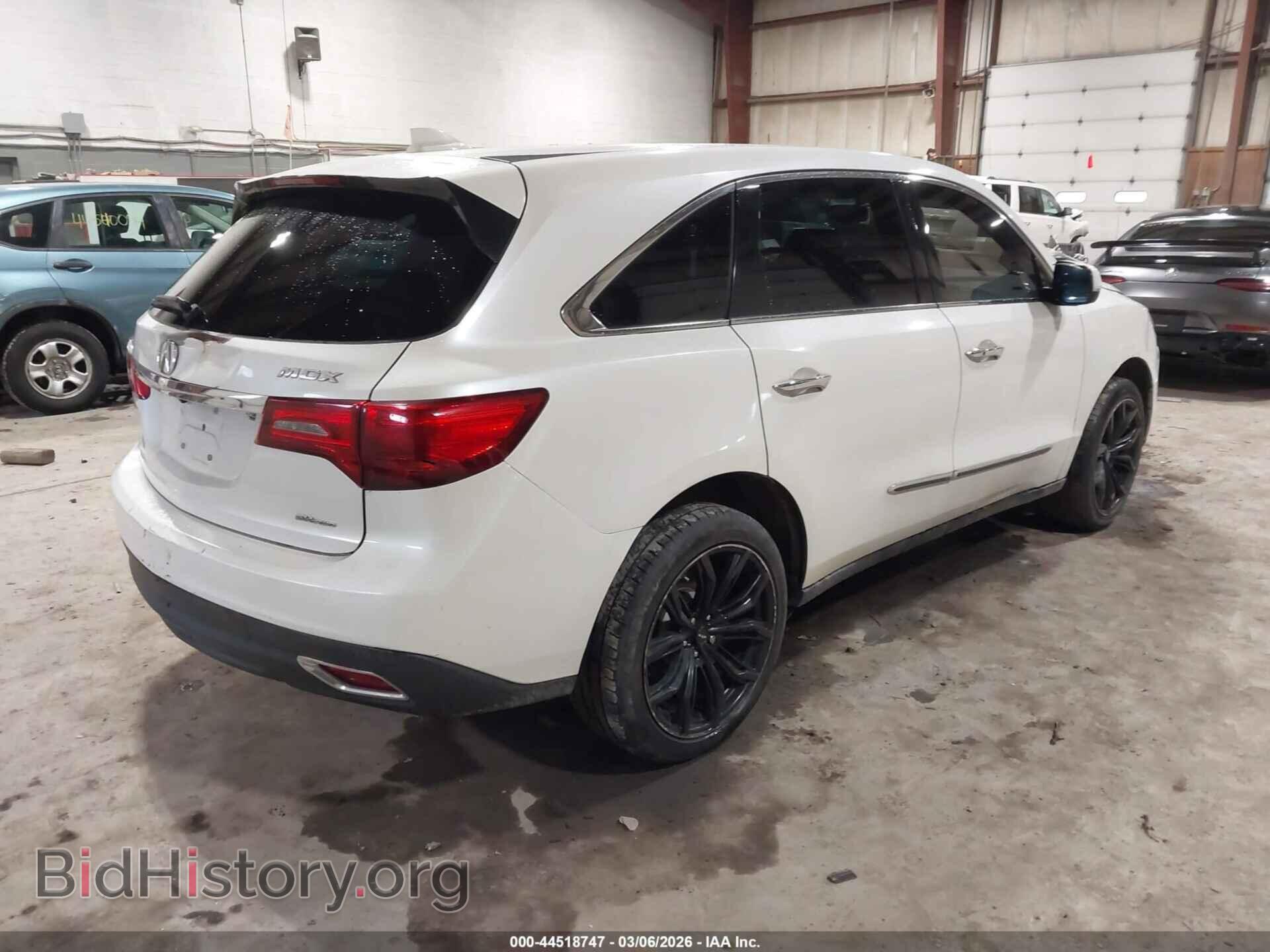 2014 ACURA MDX - VIN: 5FRYD4H25EB026329 - Фото 4