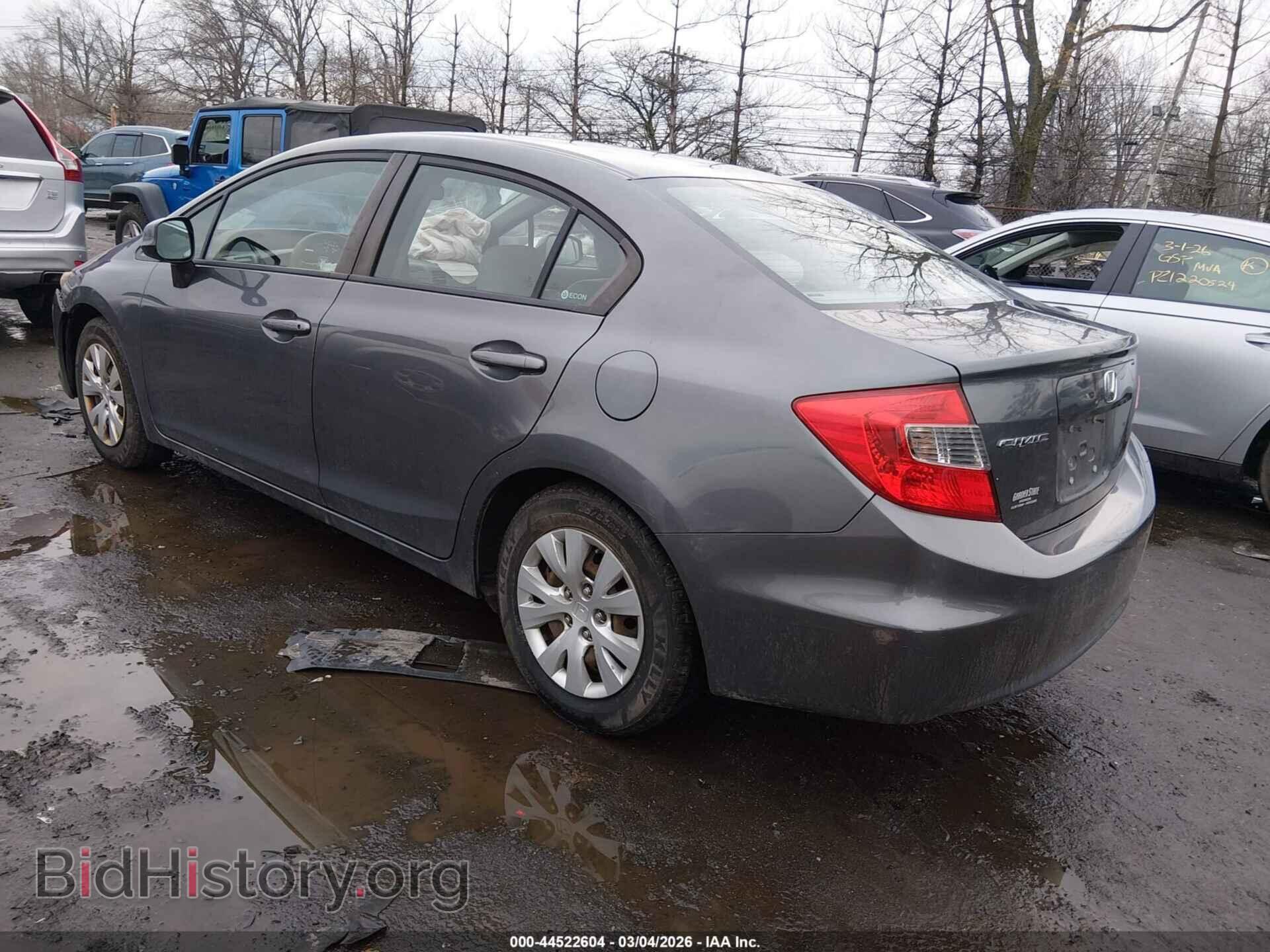 2012 HONDA CIVIC - VIN: 19XFB2F50CE346208 - Фото 3