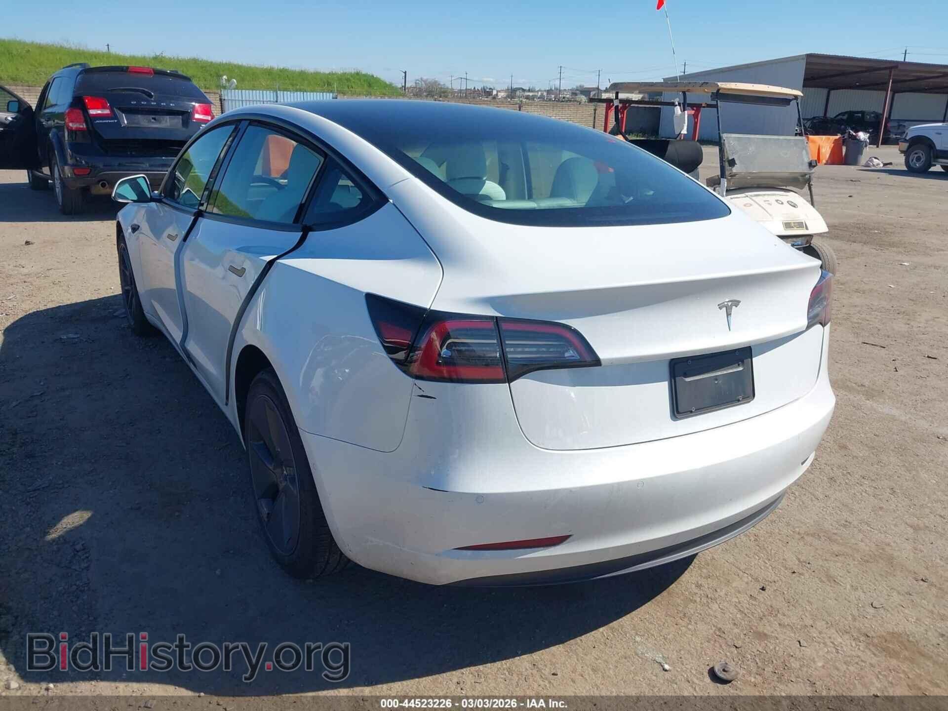 2022 TESLA MODEL 3 - VIN: 5YJ3E1EA4NF346826 - Фото 3