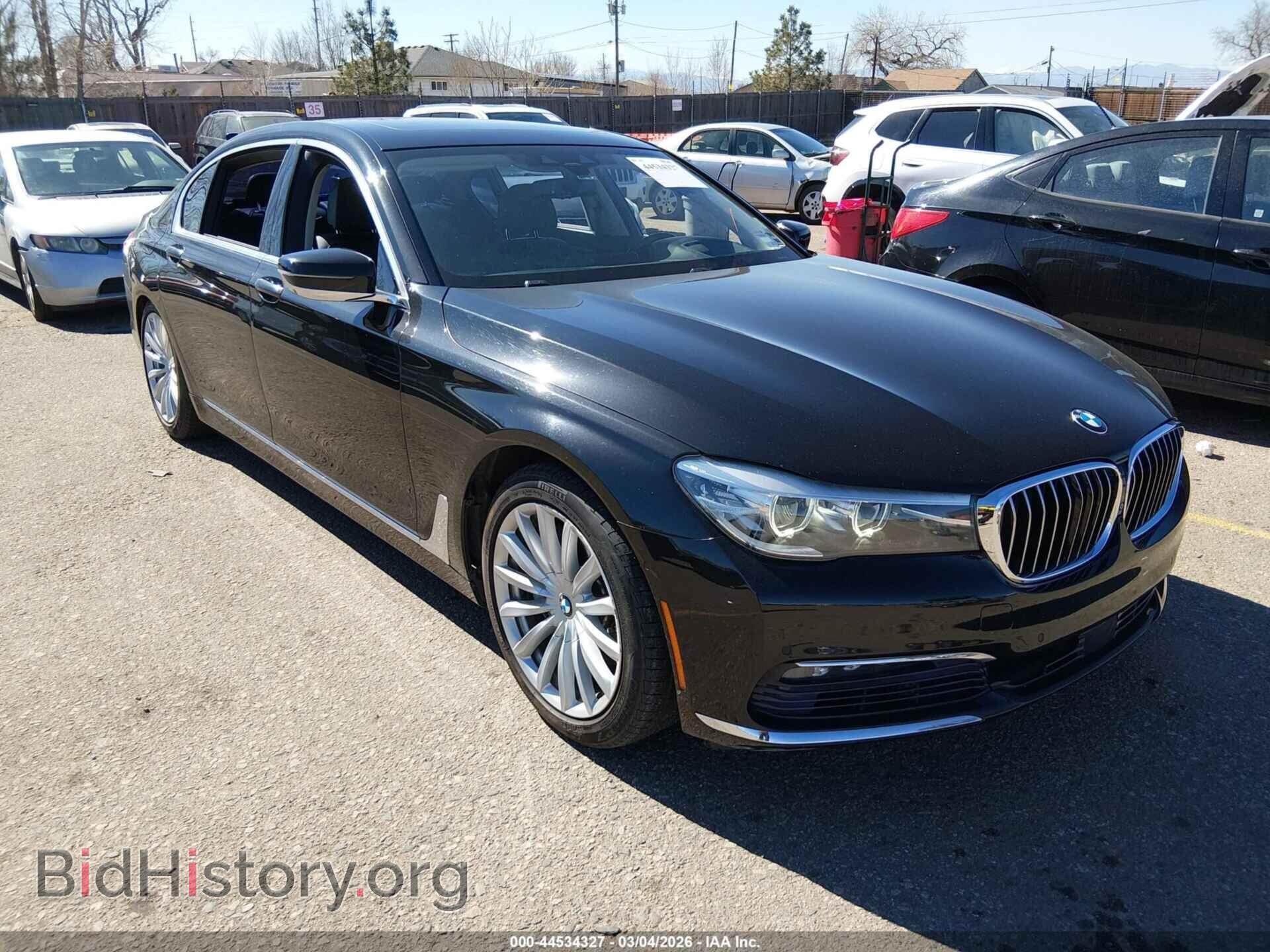 Фотография WBA7E2C55HG739223 - BMW 740I 2017