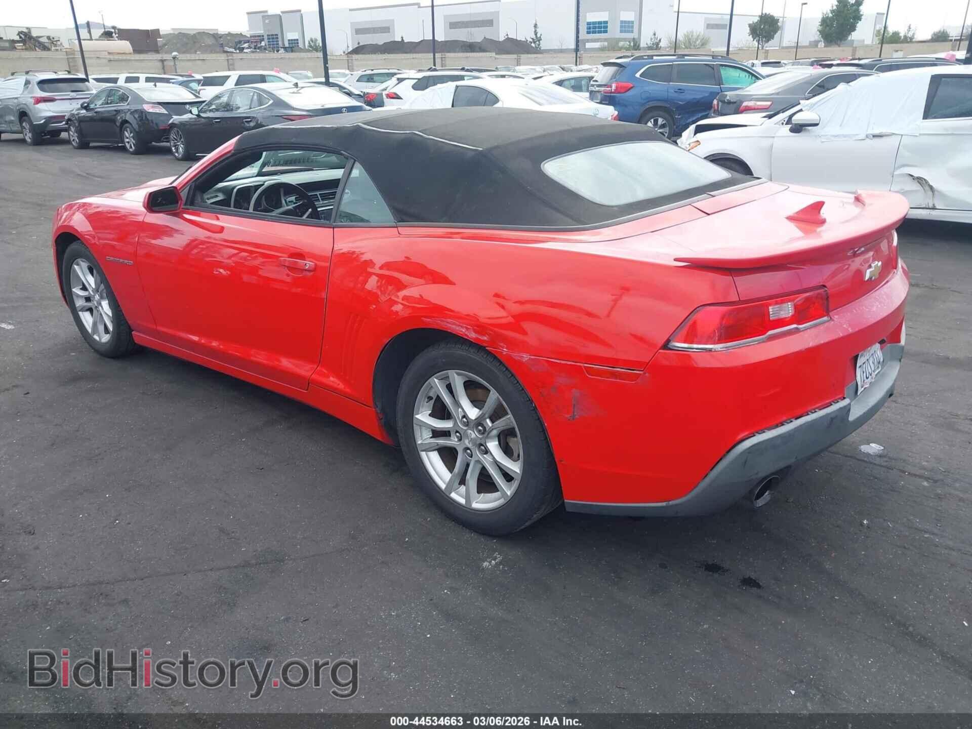 2014 CHEVROLET CAMARO - VIN: 2G1FB3D31E9264425 - Фото 3