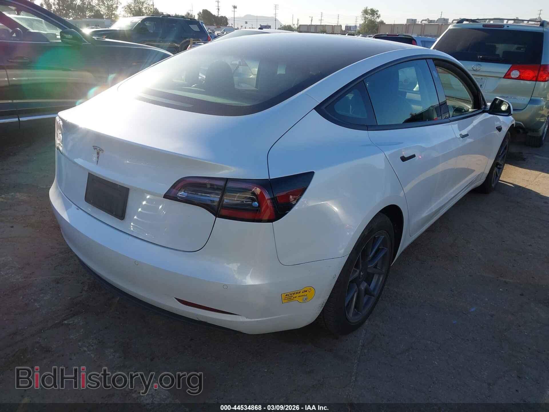 2022 TESLA MODEL 3 - VIN: 5YJ3E1EA0NF147904 - Фото 4