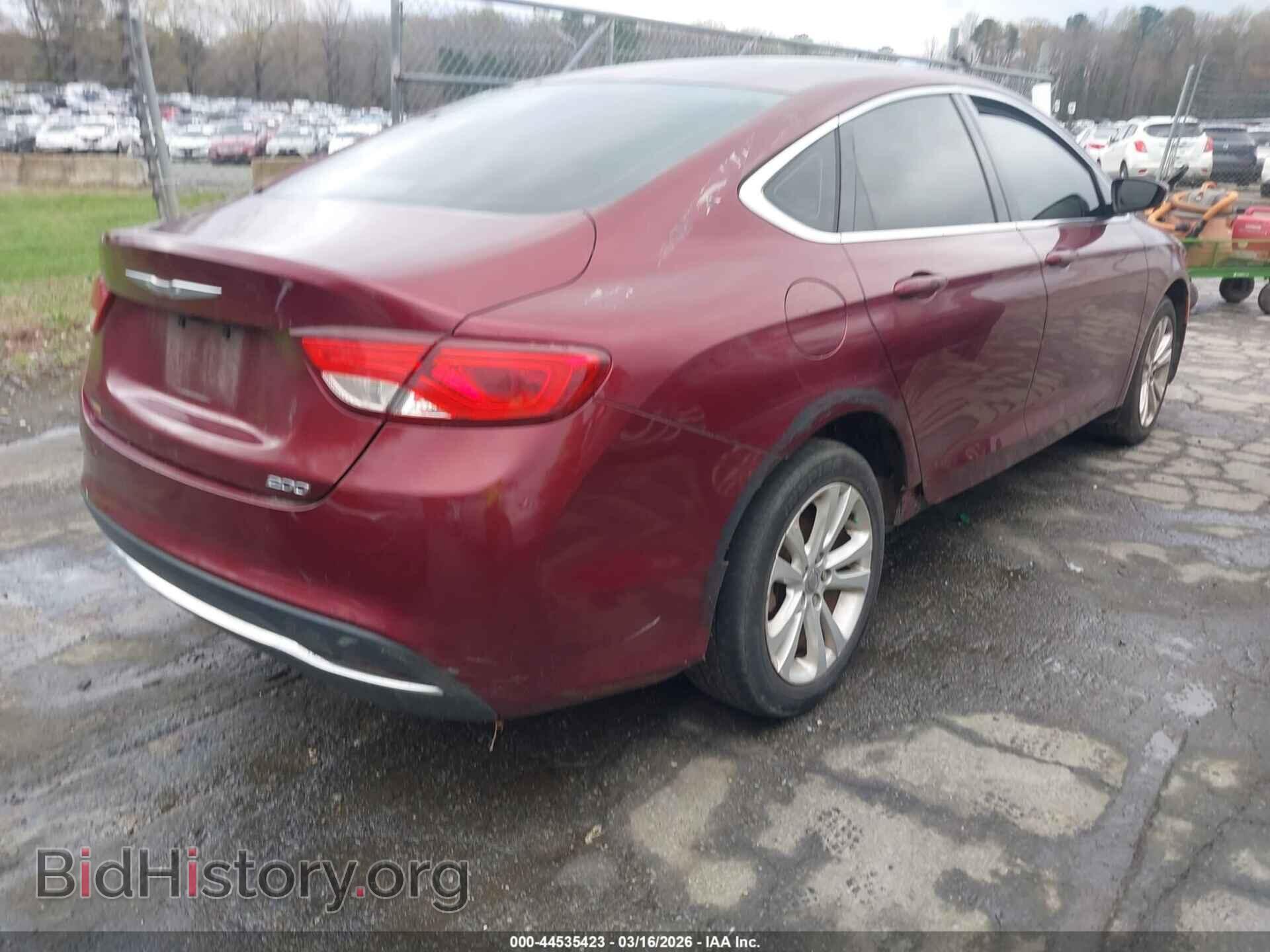 2016 CHRYSLER 200 - VIN: 1C3CCCABXGN171393 - Фото 4