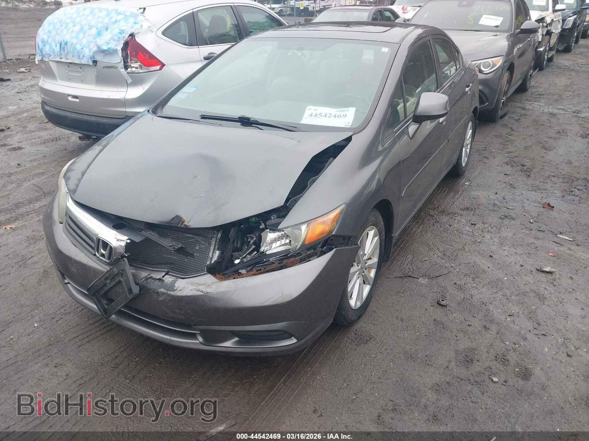 2012 HONDA CIVIC - VIN: 2HGFB2F98CH516890 - Фото 2