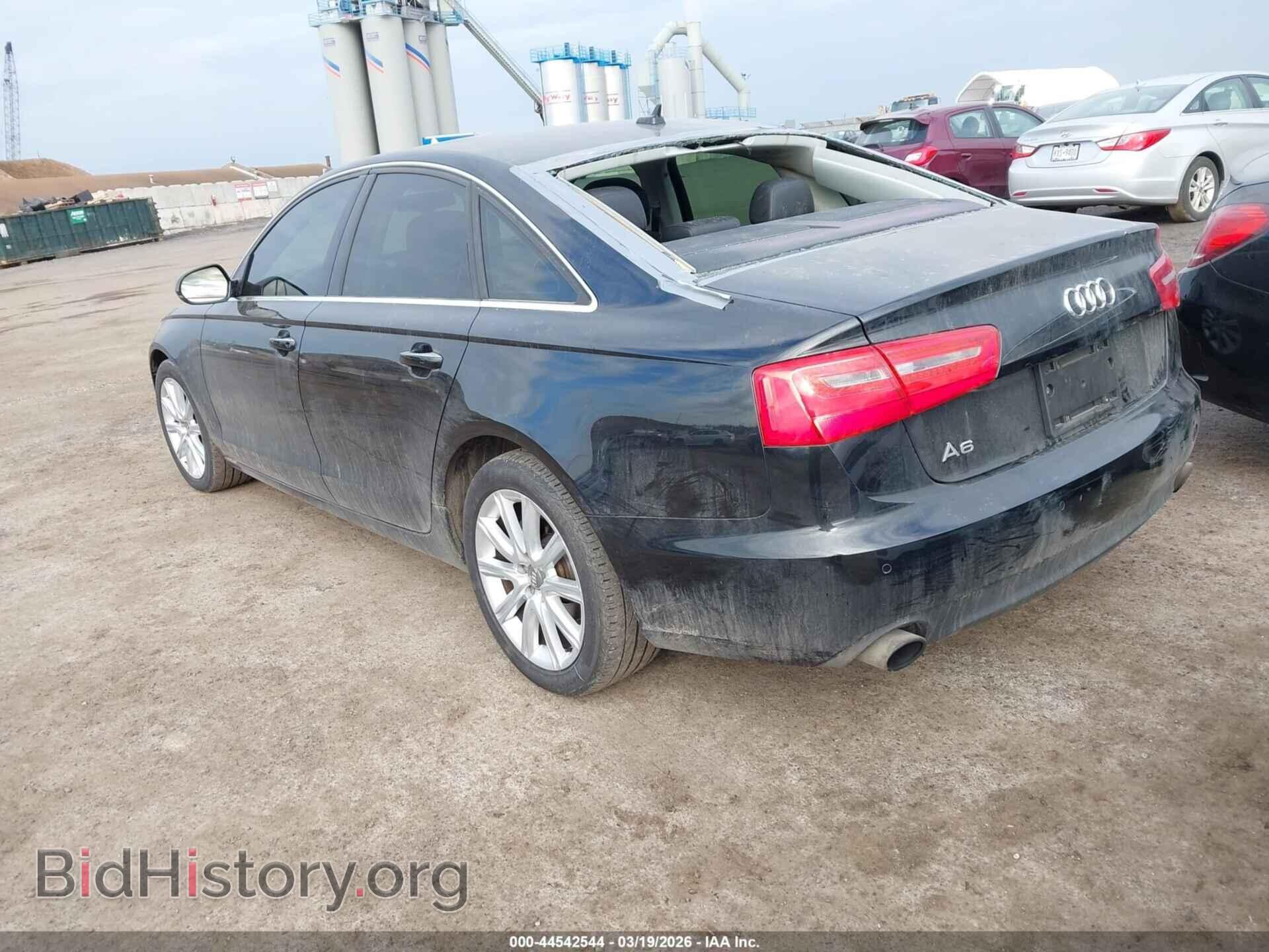 2013 AUDI A6 - VIN: WAUGFAFC0DN056966 - Фото 3
