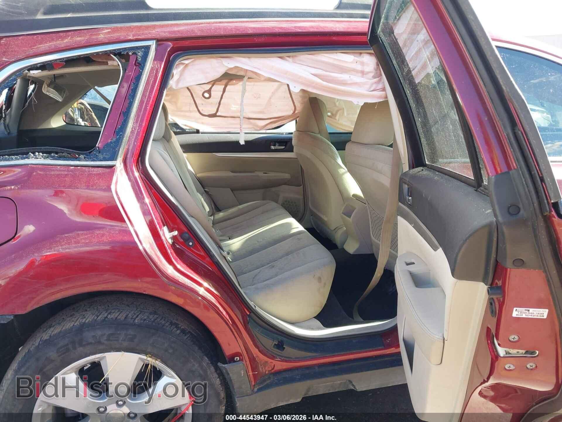 2011 SUBARU OUTBACK - VIN: 4S4BRCCC9B3370169 - Фото 8