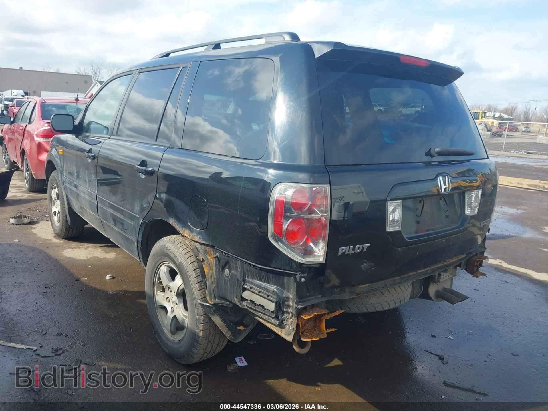 2007 HONDA PILOT - VIN: 2HKYF18687H532951 - Фото 3