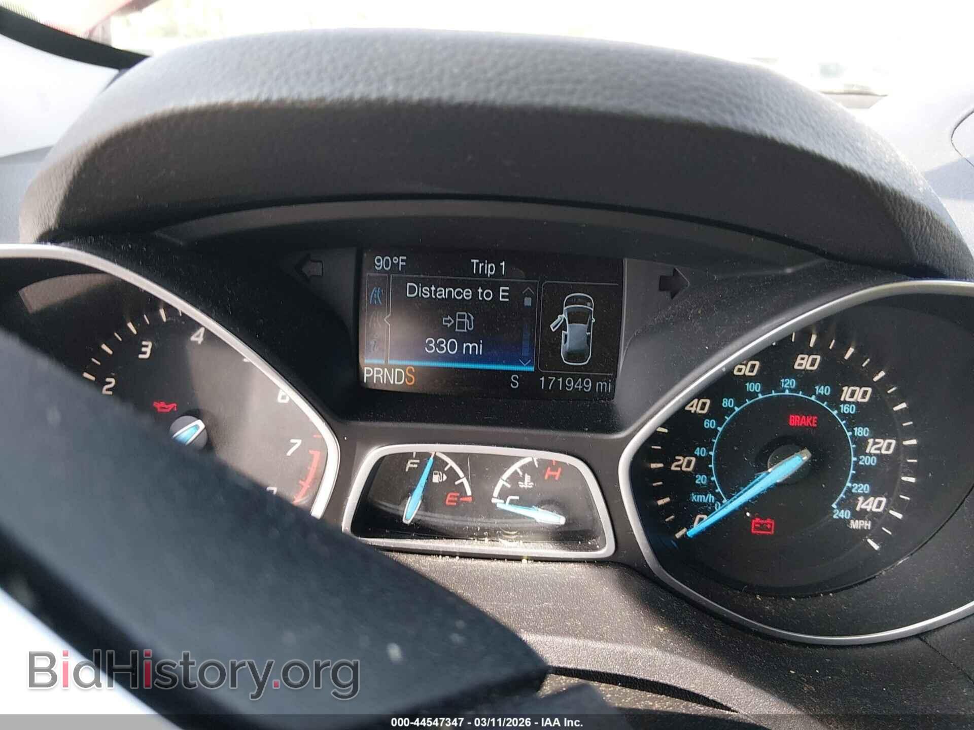 2014 FORD ESCAPE - VIN: 1FMCU9G97EUD13262 - Фото 7