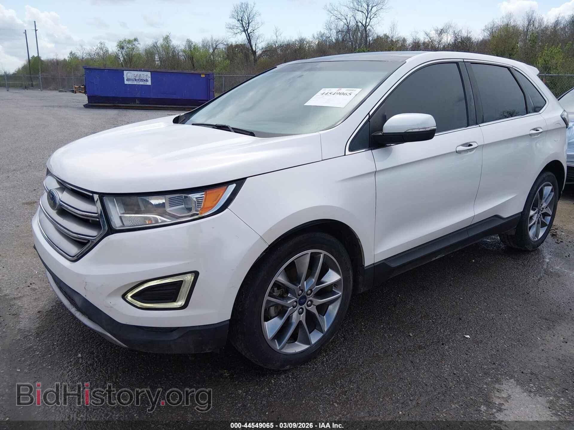 2015 FORD EDGE - VIN: 2FMTK3K90FBB76151 - Фото 2