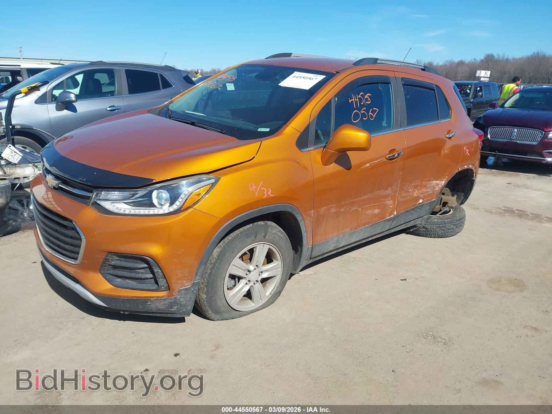 2017 CHEVROLET TRAX - VIN: 3GNCJLSB3HL188769 - Фото 2