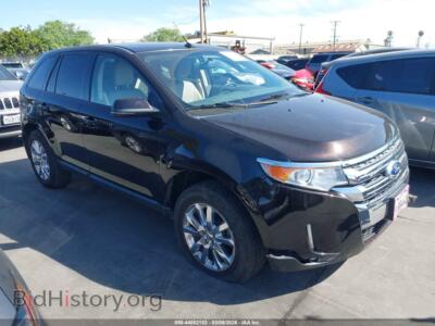 2013 Ford EDGE SEL, dark brown — VIN 2FMDK3JC0DBB06485, IAAI