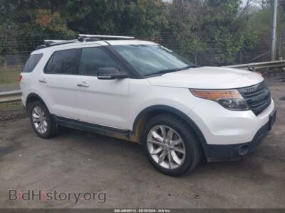 2013 Ford EXPLORER XLT, белый — VIN 1FM5K8D83DGB50160, IAAI