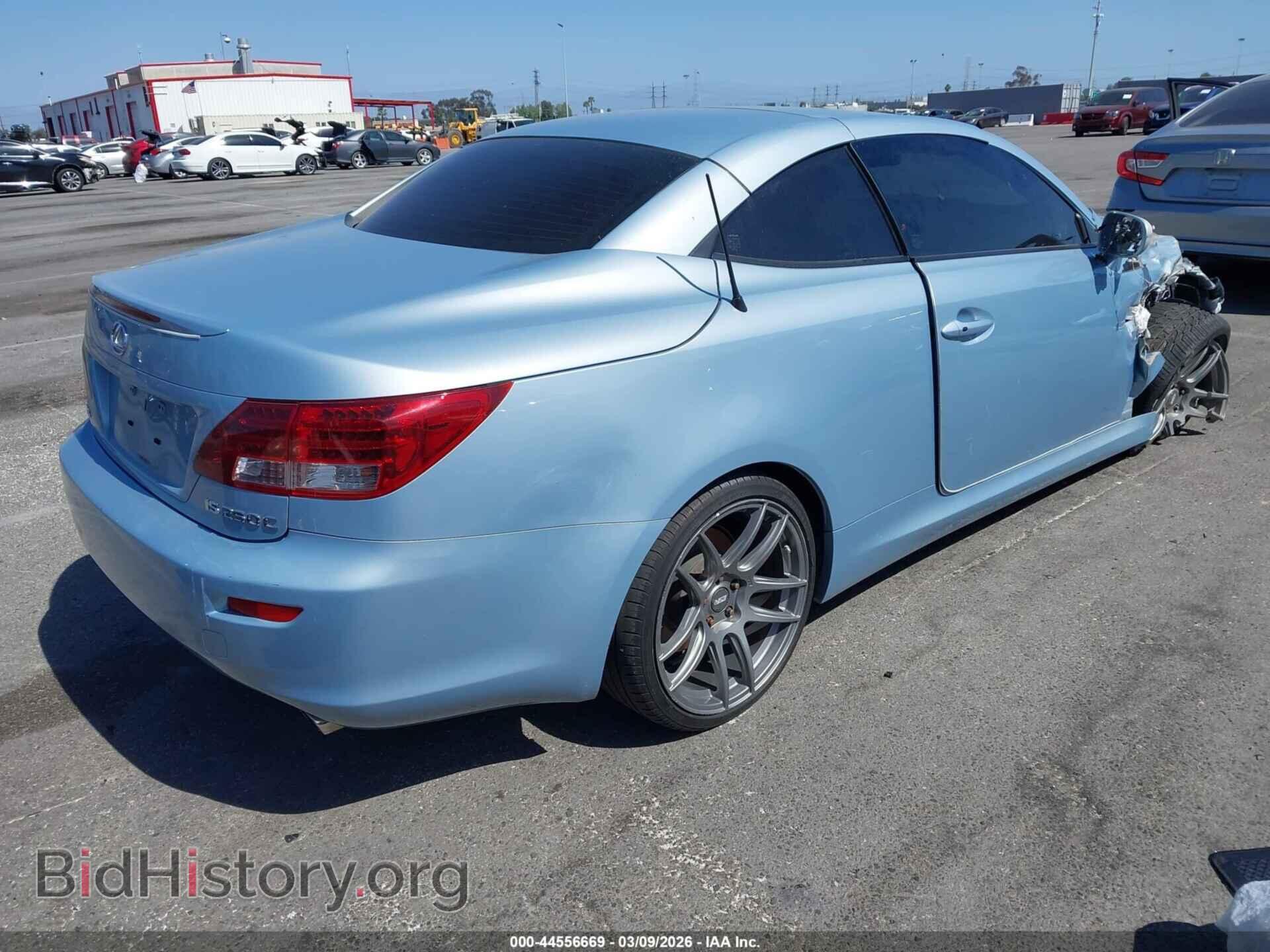 2010 LEXUS IS 250C - VIN: JTHFF2C27A2510836 - Фото 4