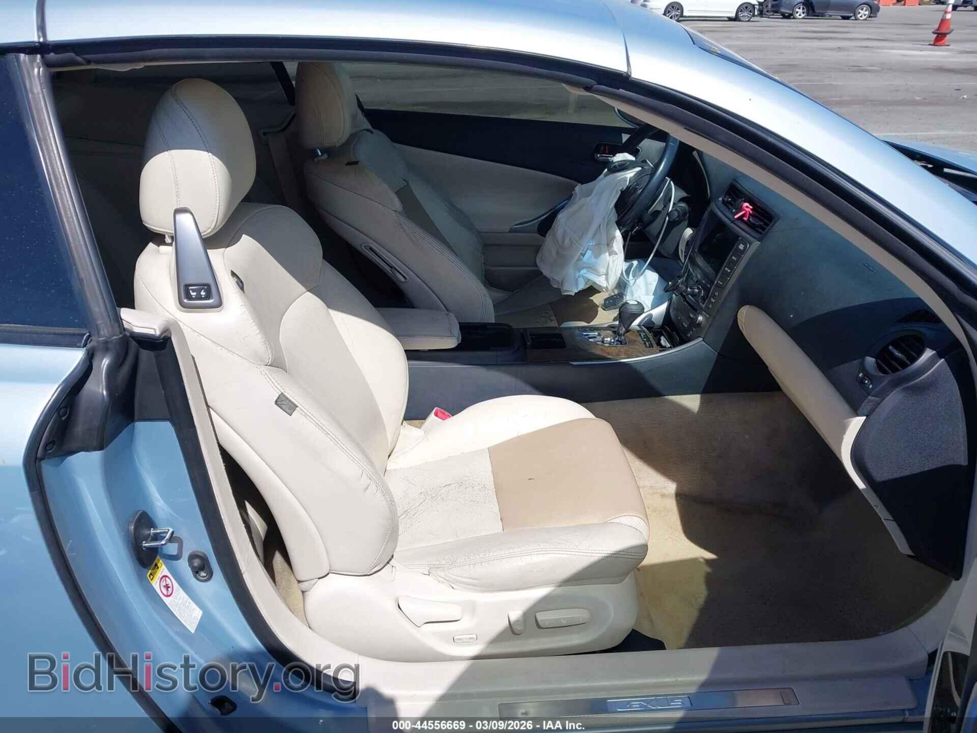 2010 LEXUS IS 250C - VIN: JTHFF2C27A2510836 - Фото 5