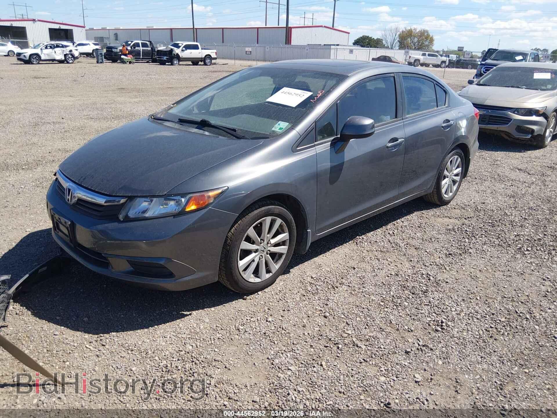 2012 HONDA CIVIC - VIN: 2HGFB2F98CH554037 - Фото 2