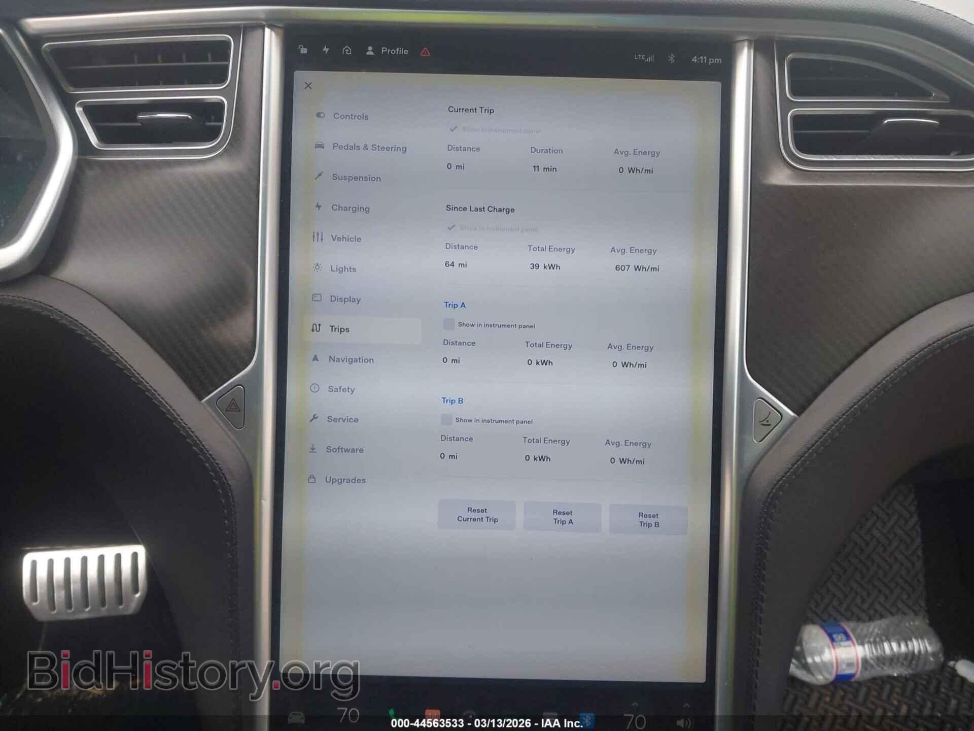 2013 TESLA MODEL S - VIN: 5YJSA1CP8DFP11649 - Photo 7
