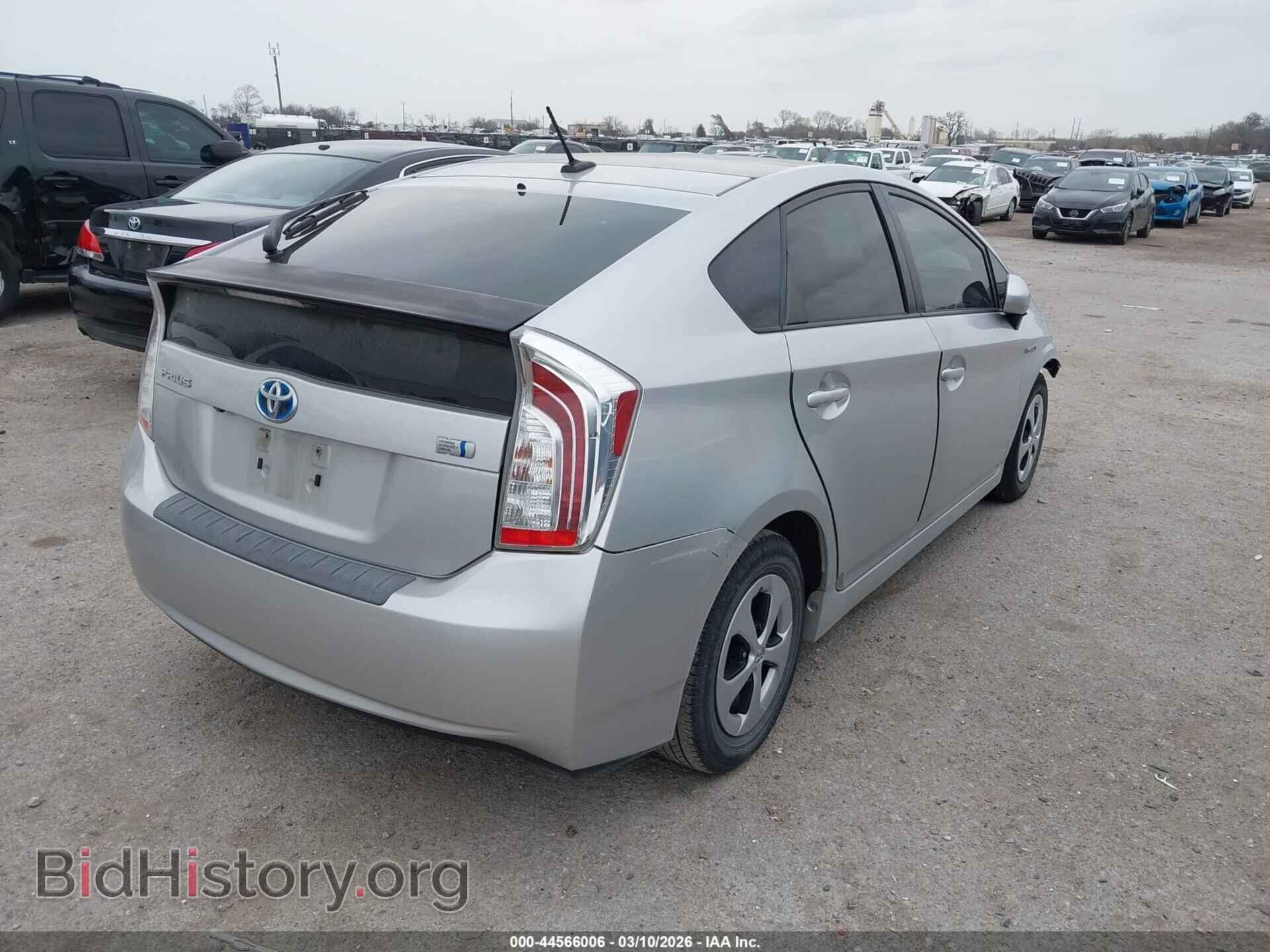 2014 TOYOTA PRIUS - VIN: JTDKN3DU8E1735528 - Фото 4