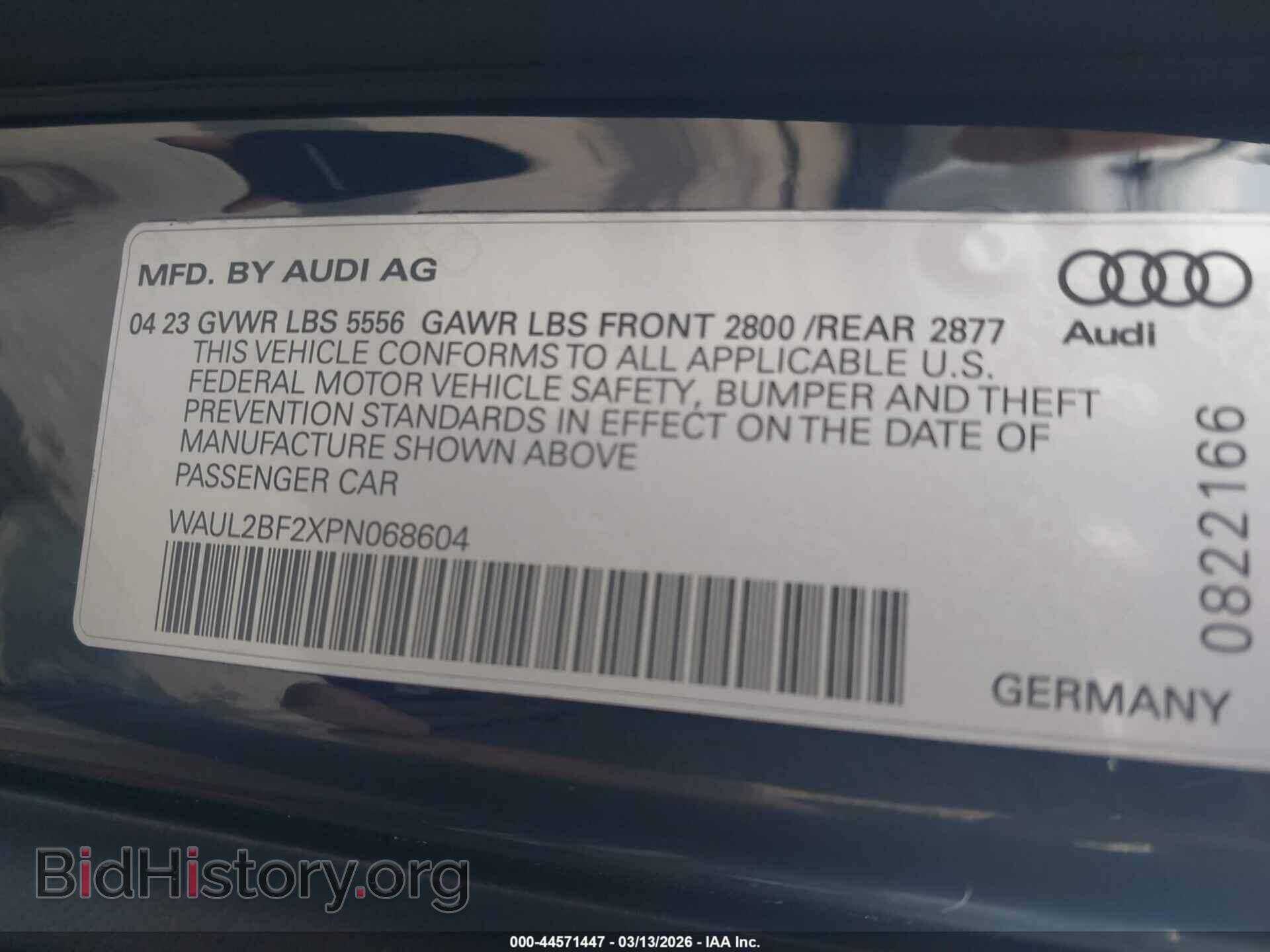 2023 AUDI A6 - VIN: WAUL2BF2XPN068604 - Фото 9