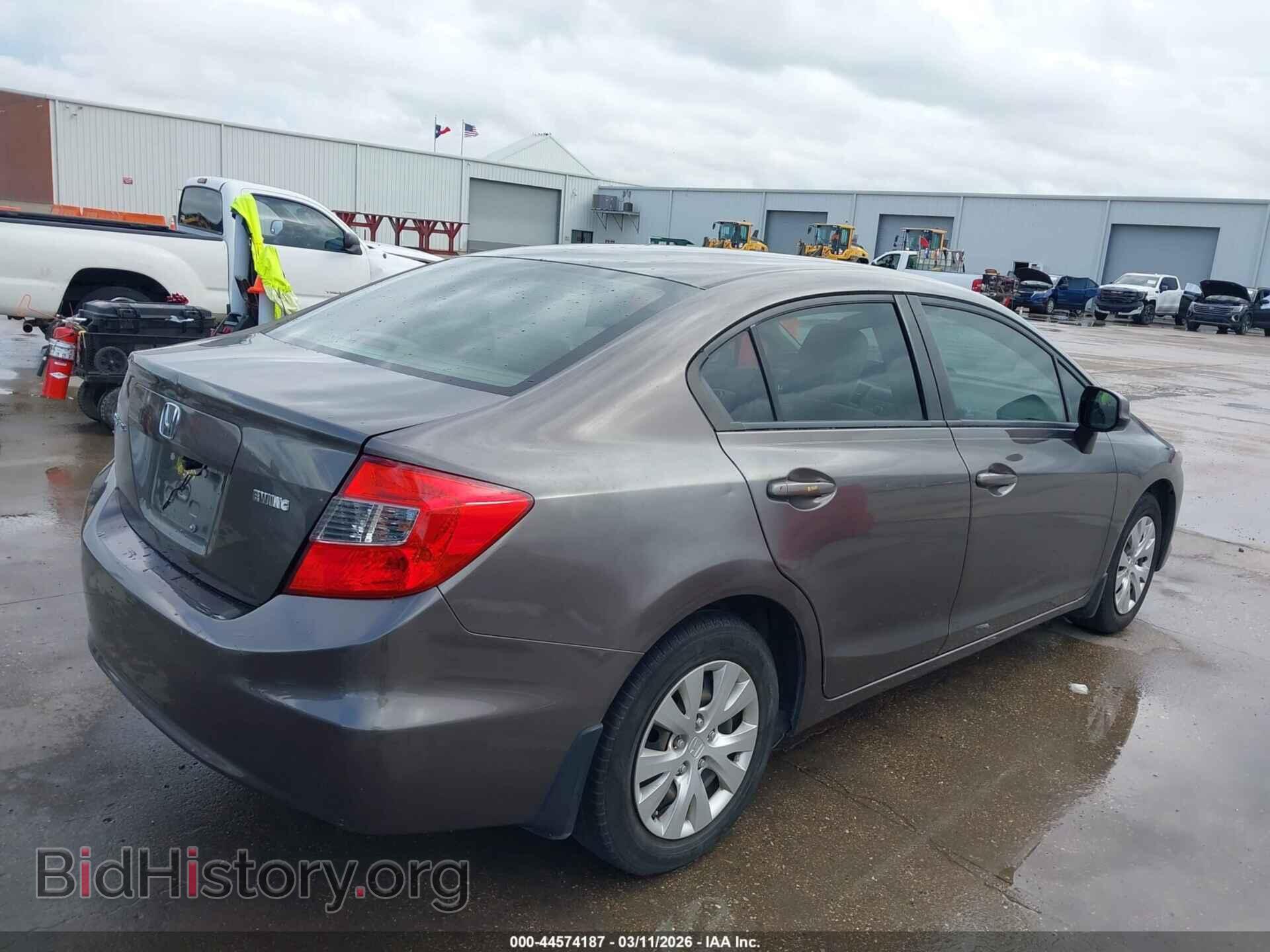 2012 HONDA CIVIC - VIN: 19XFB2F55CE057292 - Фото 4
