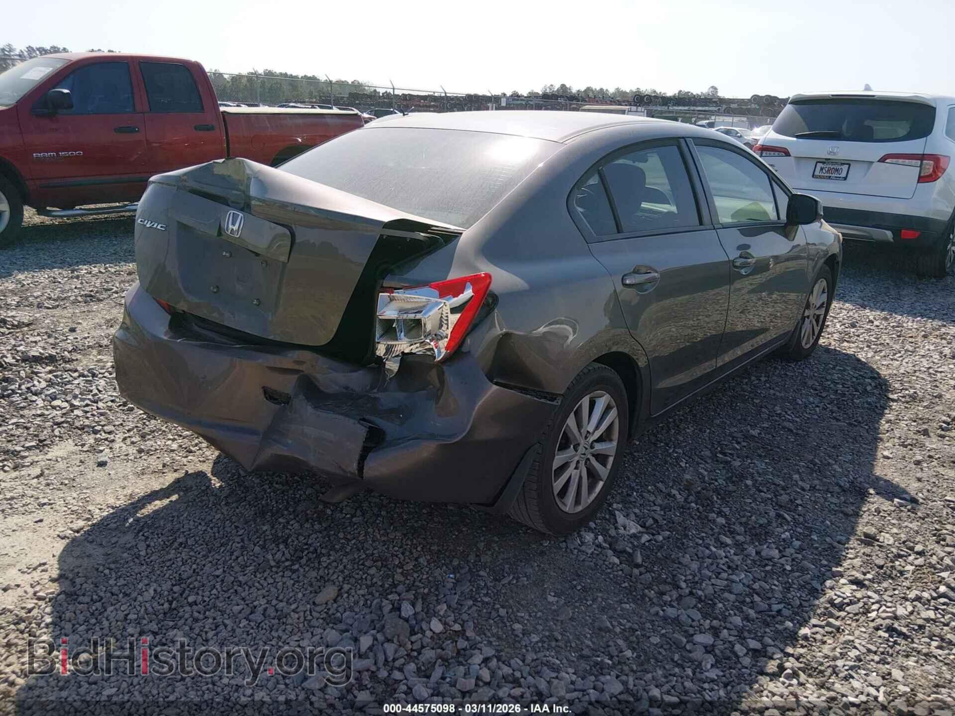 2012 HONDA CIVIC - VIN: 19XFB2F80CE001870 - Фото 4